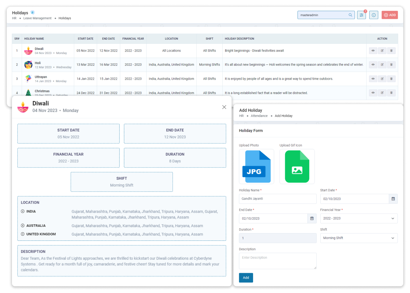 solutions-attendance-holiday-list