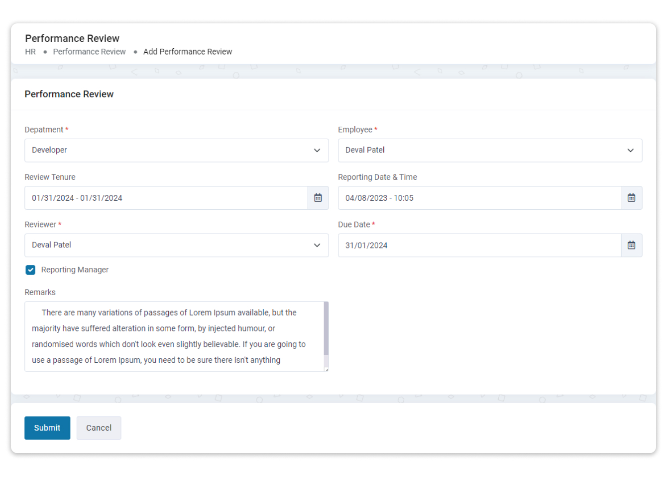 solutions-performance-review-form